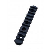 102215- BLK 5.0in Picatinny Rail with Flush cup Sling Mounts Black