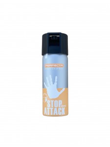 Dujų balionėlis Perfecta Stop Attack Pepper Spray 50 ml, 10 % OC, ballistic