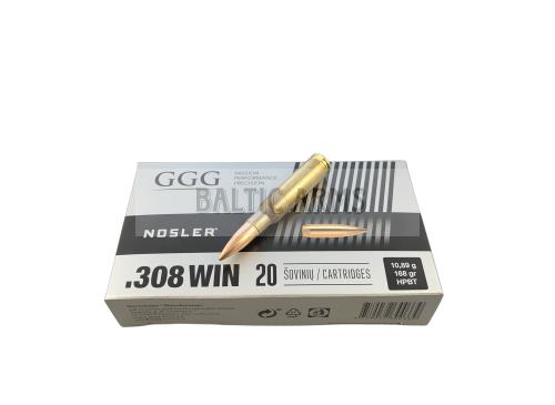 GGG .308 Winchester 168gr / 10.89g HPBT Nosler