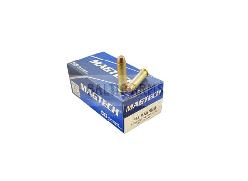 Magtech .357 Magnum 125 gr FMJ-Flat (50 vnt.)
