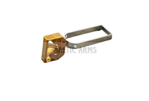 Bul 1911 Trigger Shoe Modular Flat Long Gold