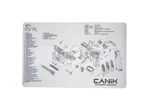 Canik SFx Reval ginklo valymo kilimėlis