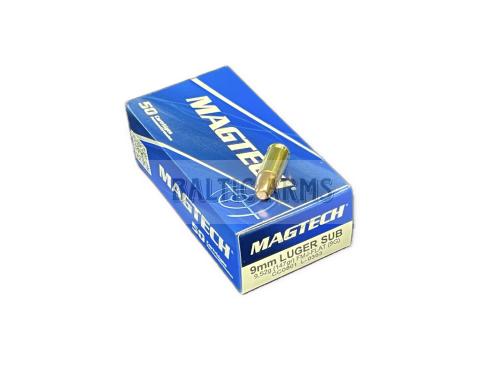 Magtech 9x19 Luger 147gr FMJ-FLAT SUB (50 vnt.)
