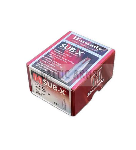 Hornady Kulkos  30 cal .308" 190 gr SUB-X