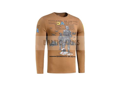 M-Tac marškinėliai UA ilgomis rankovėmis (Coyote Brown, L)