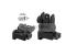 Leapers UTG ACCU-SYNC Rear Sight, Spring Loaded Flip-up (AR-15 taikiklis)