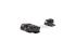 CANIK White Dot Front Sight & Mete Series Rear Sight taikiklių komplektas