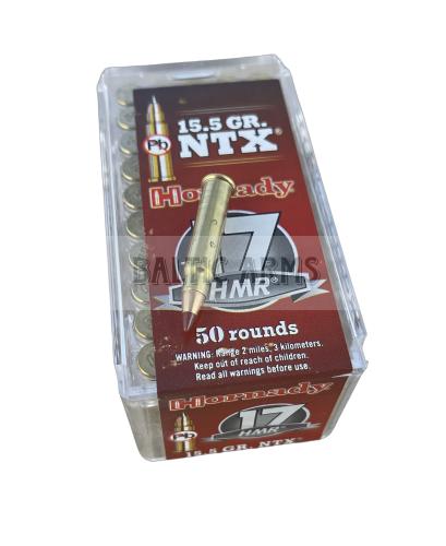 HORNADY .17 HMR 15.5 gr NTX